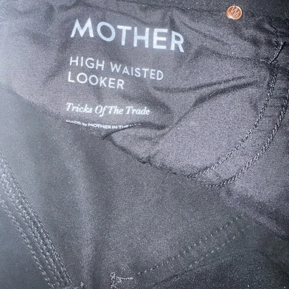 MOTHER Classic Black Denim - Picture 5 of 6